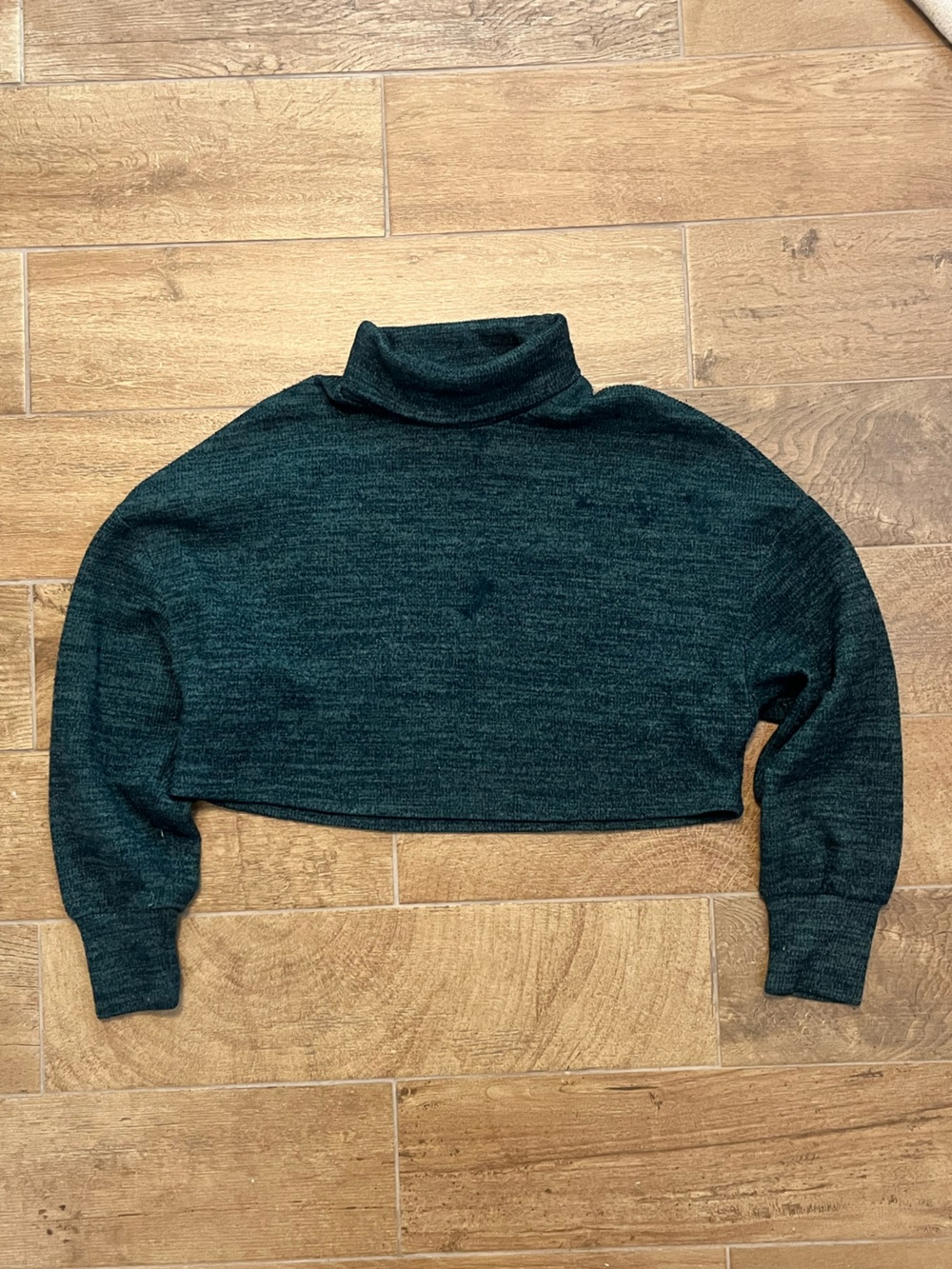 Dark Teal Turtleneck Sweater